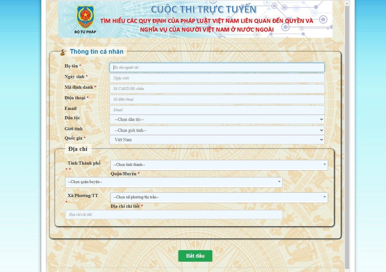 Hướng dẫn thi tìm hiểu quyền và nghĩa vụ của người Việt Nam ở nước ngoài - Ảnh 2. Hướng dẫn thi tìm hiểu quyền và nghĩa vụ của người Việt Nam ở nước ngoài - Ảnh 2.