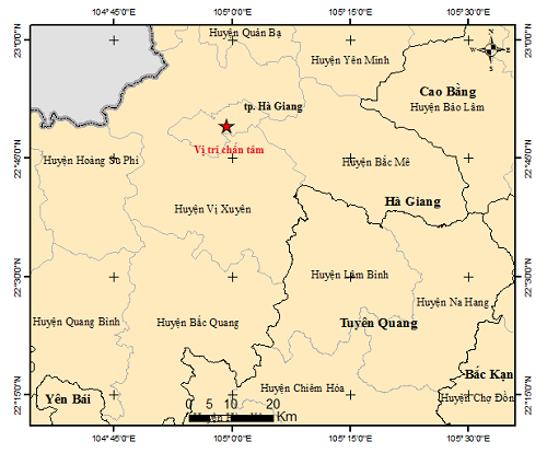 Viện Vật lý Địa cầu thông tin về trận động đất tại Hà Giang - Ảnh 1.