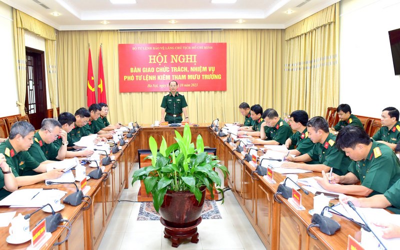 Bộ Tư lệnh Bảo vệ Lăng Chủ tịch Hồ Chí Minh có tân Phó Tư lệnh kiêm Tham mưu trưởng  - Ảnh 1.