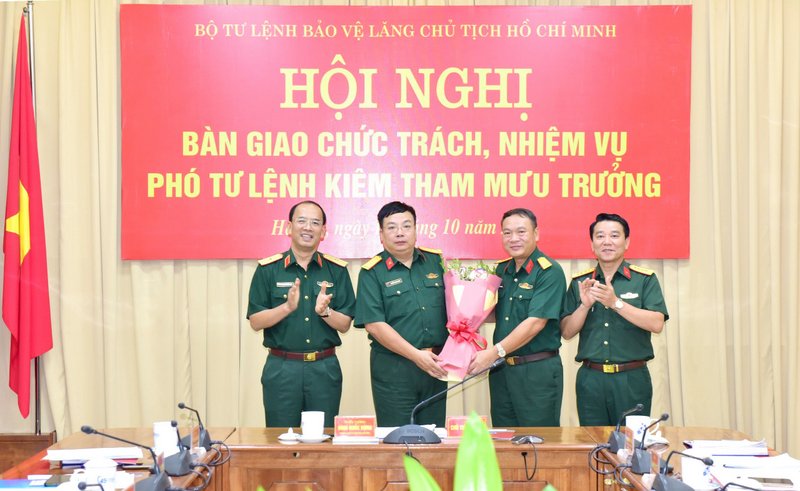 Bộ Tư lệnh Bảo vệ Lăng Chủ tịch Hồ Chí Minh có tân Phó Tư lệnh kiêm Tham mưu trưởng  - Ảnh 3.