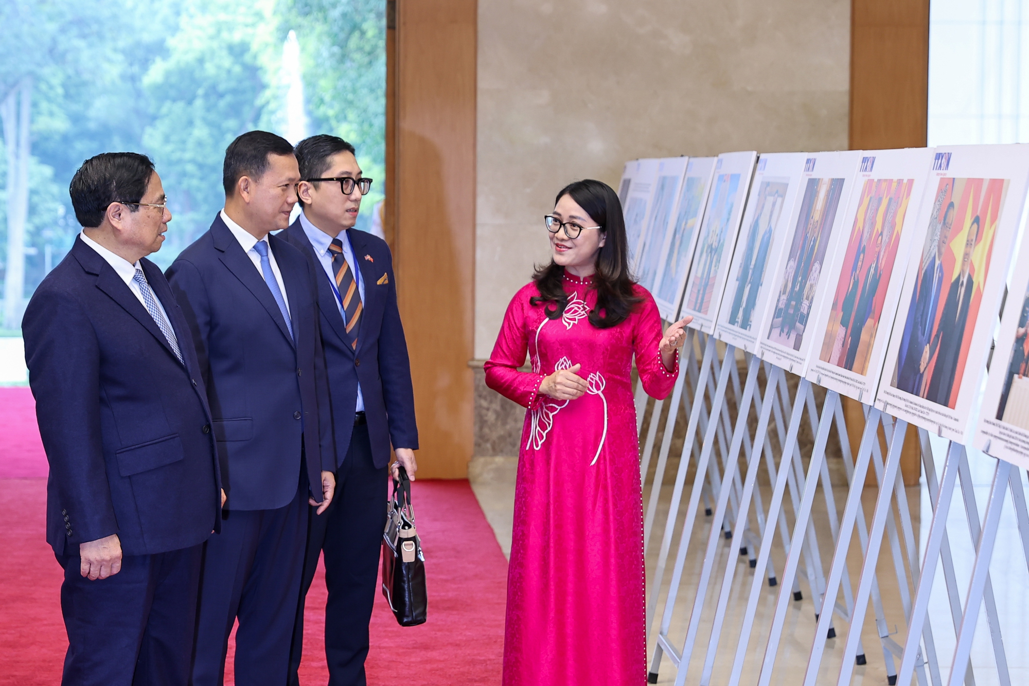 Thủ tướng Phạm Minh Chính chủ trì lễ đón và hội đàm với Thủ tướng Campuchia- Ảnh 8.