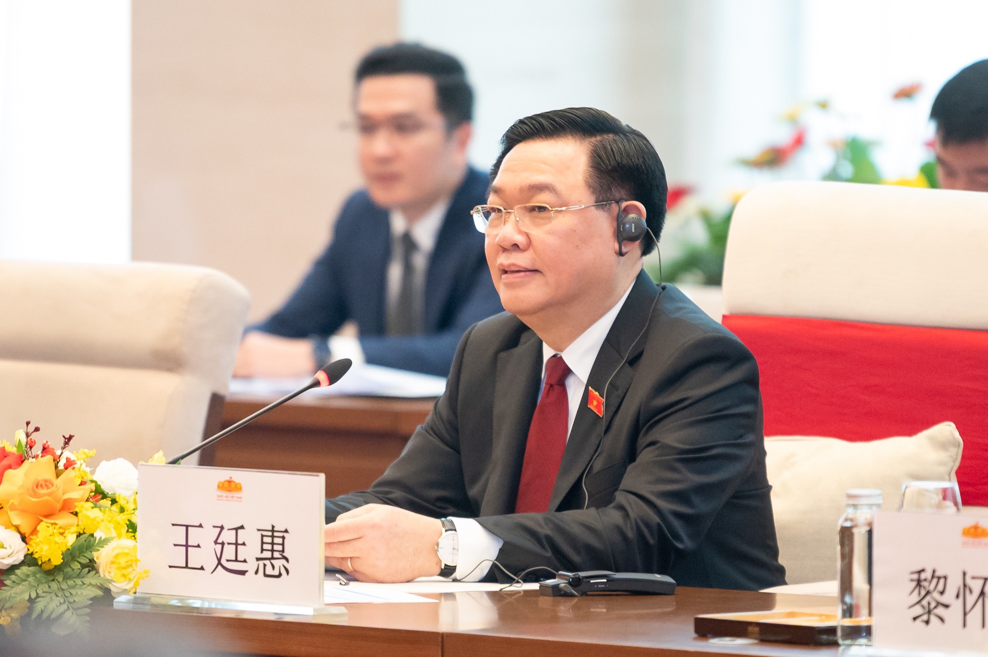 Chủ tịch Quốc hội Vương Đình Huệ hội kiến Tổng Bí thư, Chủ tịch nước Trung Quốc Tập Cận Bình- Ảnh 6.