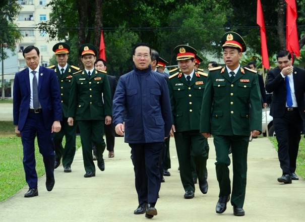 Chủ tịch nước Võ Văn Thưởng thăm, làm việc với Binh chủng đặc biệt tinh nhuệ Quân đội nhân dân Việt Nam- Ảnh 3.