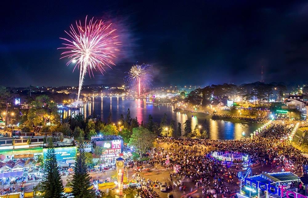 Lâm Đồng tổ chức bắn pháo hoa dịp Tết Nguyên đán 2024