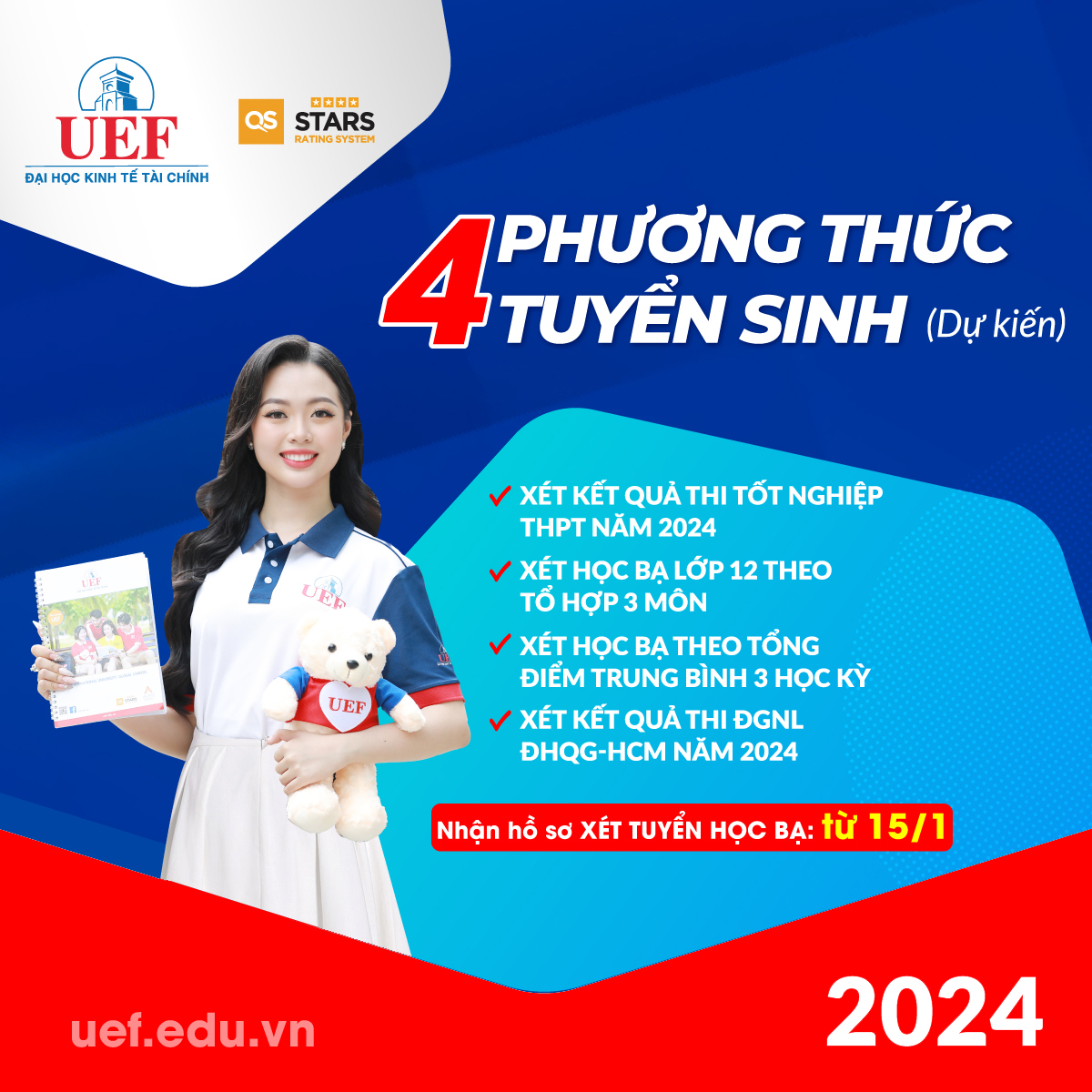 TUYỂN SINH 2024 Thời gian, phương thức xét tuyển vào Trường Đại học