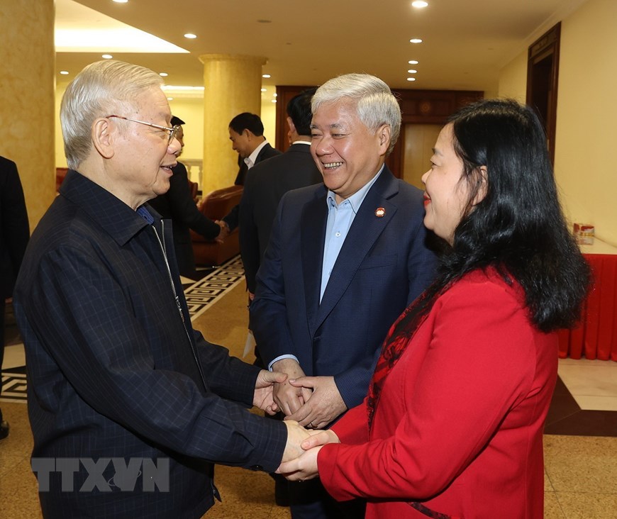 Tổng Bí thư Nguyễn Phú Trọng chủ trì họp Bộ Chính trị, Ban Bí thư - Ảnh 3.
