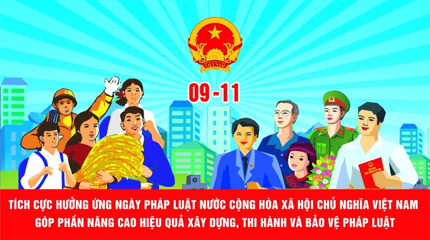 Hưởng ứng Ngày Pháp Luật Việt Nam, lan tỏa tinh thần thượng tôn pháp luật
