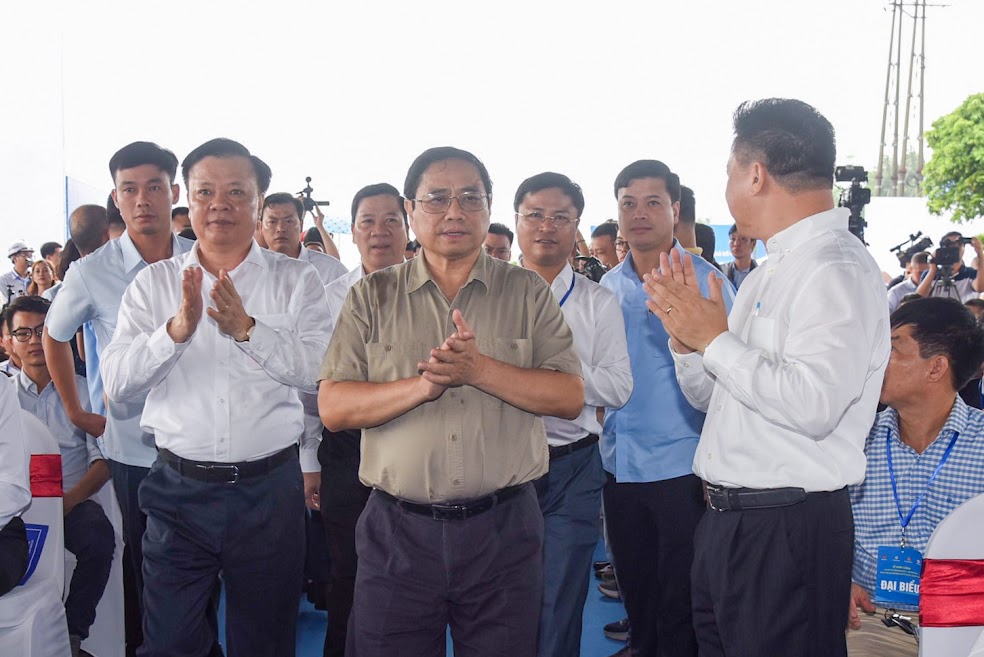 Thủ tướng phát lệnh khởi công xây dựng đường Vành đai 4 - Vùng Thủ đô Hà Nội - Ảnh 1.