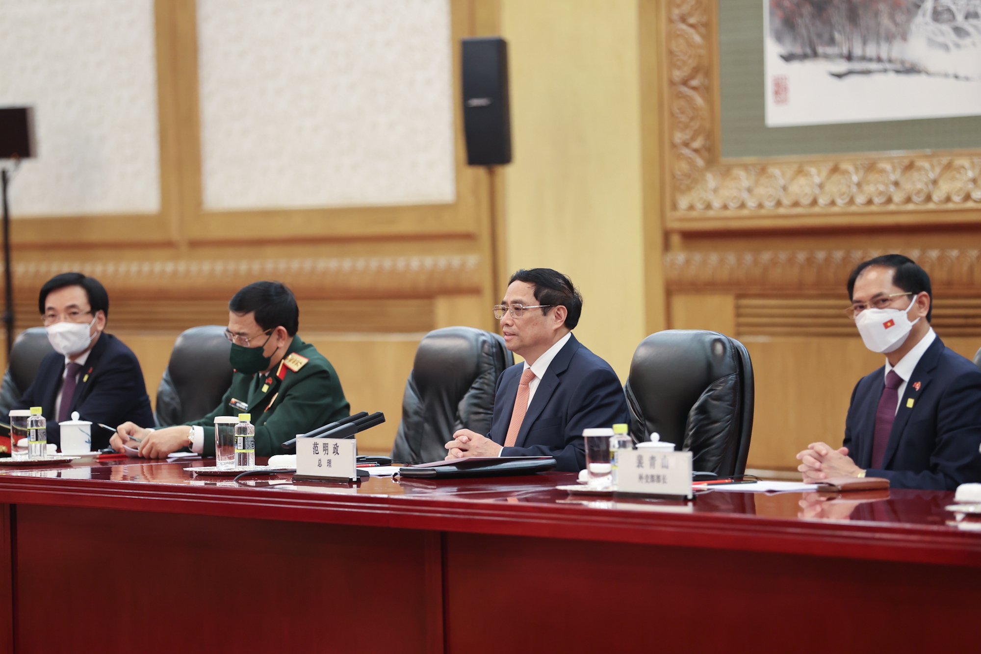 Thủ tướng Trung Quốc Lý Cường đón và hội đàm với Thủ tướng Phạm Minh Chính - Ảnh 9.