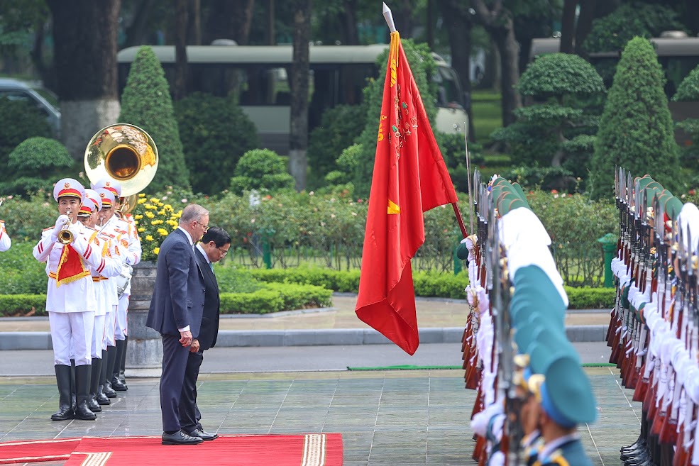 Thủ tướng Phạm Minh Chính đón, hội đàm với Thủ tướng Australia Anthony Albanese - Ảnh 7.