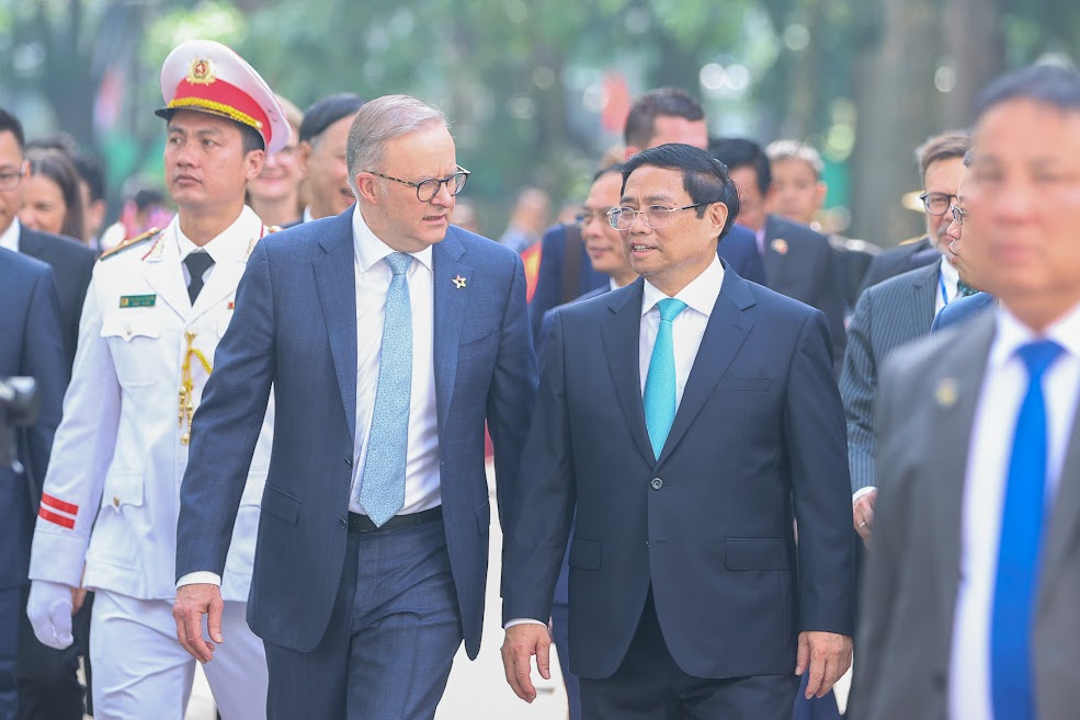Thủ tướng Phạm Minh Chính đón, hội đàm với Thủ tướng Australia Anthony Albanese - Ảnh 8.