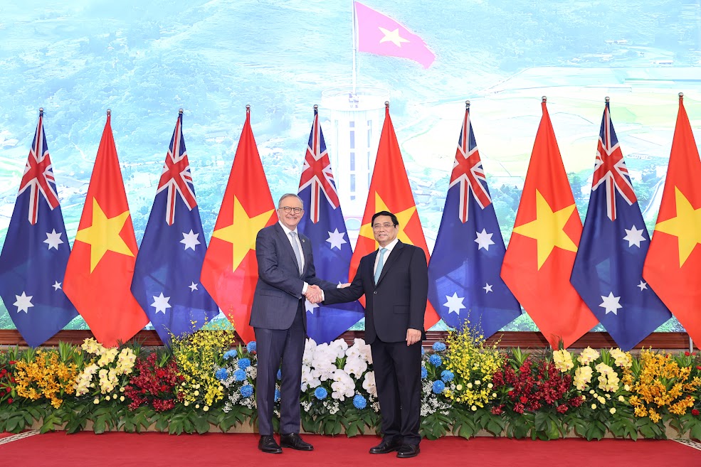 Thủ tướng Phạm Minh Chính đón, hội đàm với Thủ tướng Australia Anthony Albanese - Ảnh 9.