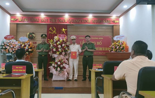 Giám đốc Công an tỉnh Quảng Ninh điều động, bổ nhiệm lãnh đạo 11 đơn vị - Ảnh 3.