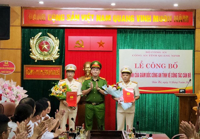 Giám đốc Công an tỉnh Quảng Ninh điều động, bổ nhiệm lãnh đạo 11 đơn vị - Ảnh 2.
