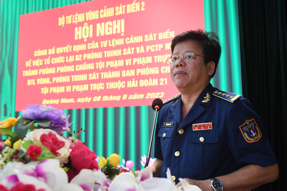 Thành lập mới, tổ chức lại một số đơn vị thuộc Bộ Tư lệnh Vùng Cảnh sát biển 2 - Ảnh 1.