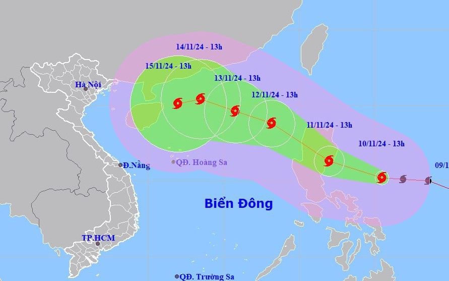 CHỦ ĐỘNG ỨNG PHÓ BÃO CHỒNG BÃO