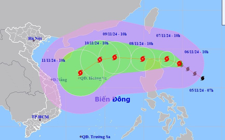 Tin BÃO YINXING; CẢNH BÁO MƯA LỚN và các chỉ đạo ứng phó