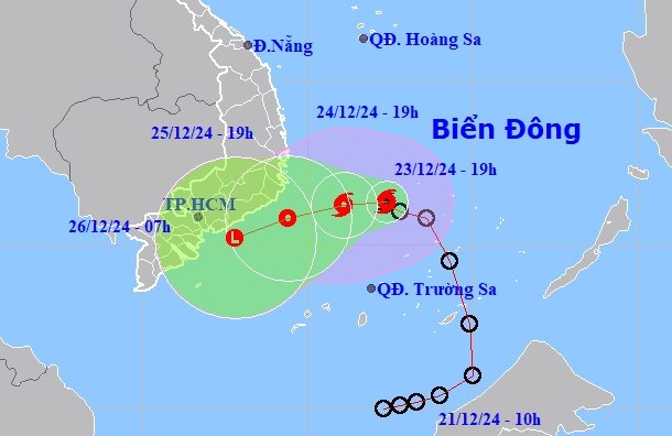 TIN BÃO SỐ 10 và CÁC CHỈ ĐẠO ỨNG PHÓ- Ảnh 1.