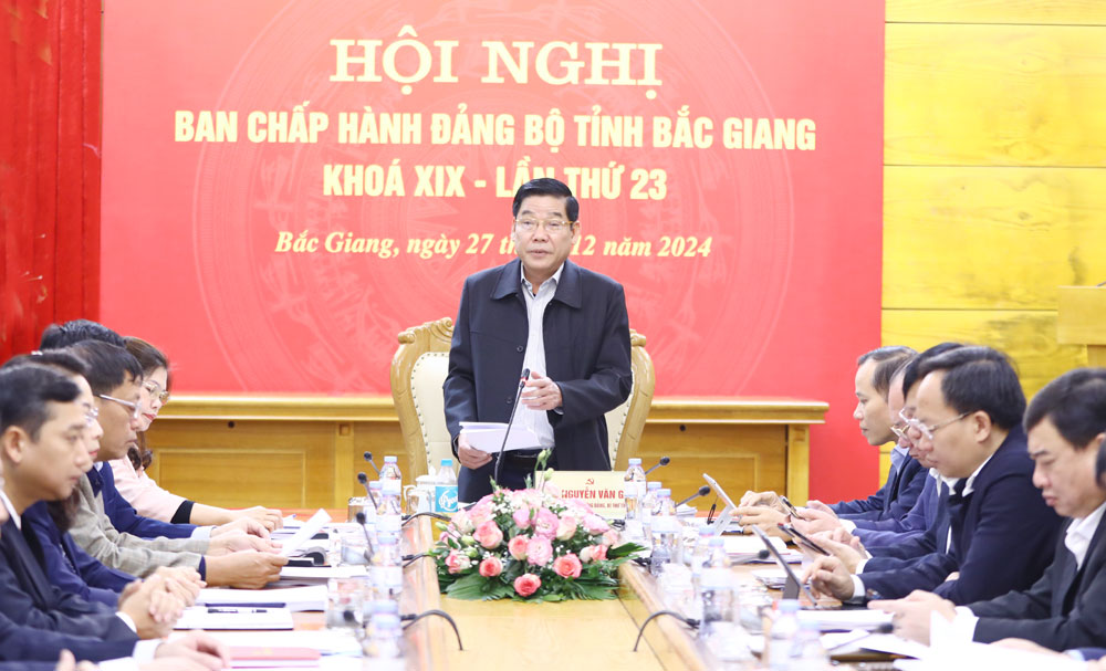 Nữ Chủ nhiệm Ủy ban Kiểm tra được bầu giữ chức Phó Bí thư Thường trực Tỉnh ủy; Trưởng Ban Tuyên giáo Tỉnh ủy được bầu làm Phó Bí thư Tỉnh ủy- Ảnh 1.