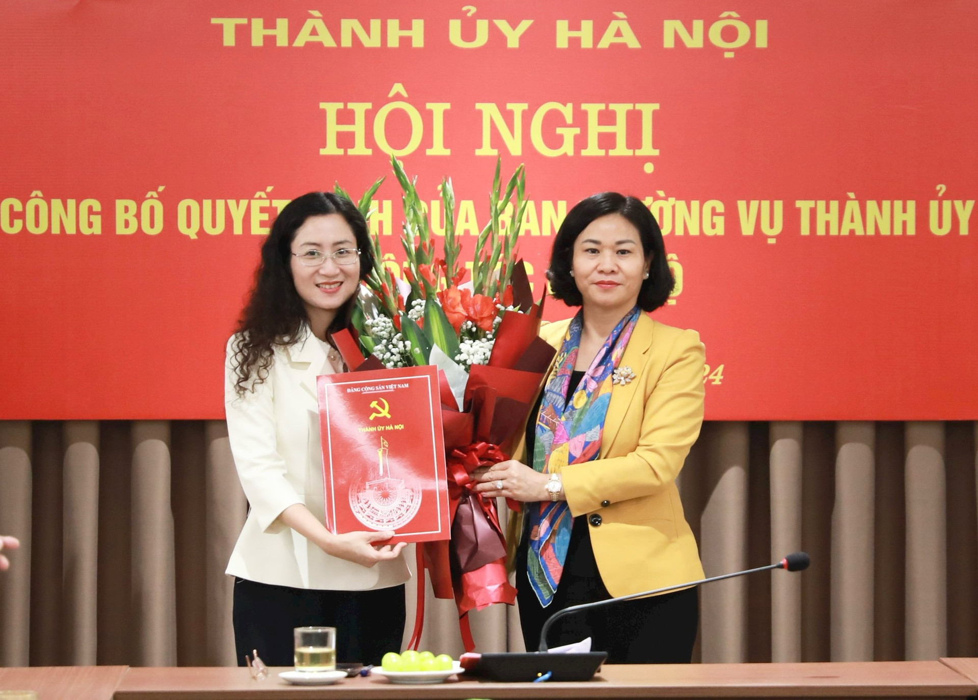 Ban Thường vụ Thành ủy, UBND thành phố Hà Nội bổ nhiệm, chuẩn y nhân sự 2 cơ quan- Ảnh 1.