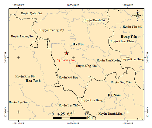 Liên tiếp xảy ra 3 trận động đất tại Hà Nội, Kon Tum- Ảnh 1.