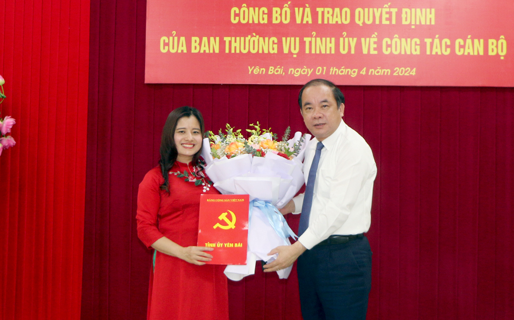 Bổ nhiệm nữ Trưởng phòng giữ chức Phó Trưởng Ban Tuyên giáo Tỉnh ủy- Ảnh 1.