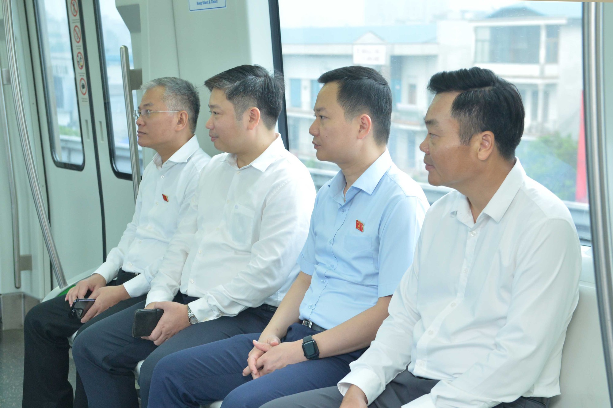 Khảo sát bảo đảm trật tự, ATGT tuyến xe bus BRT và tuyến đường sắt trên cao tại Hà Nội- Ảnh 5.