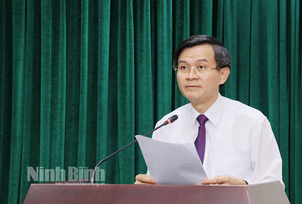Công bố quyết định của Ban Thường vụ Tỉnh ủy Ninh Bình về công tác cán bộ- Ảnh 2.