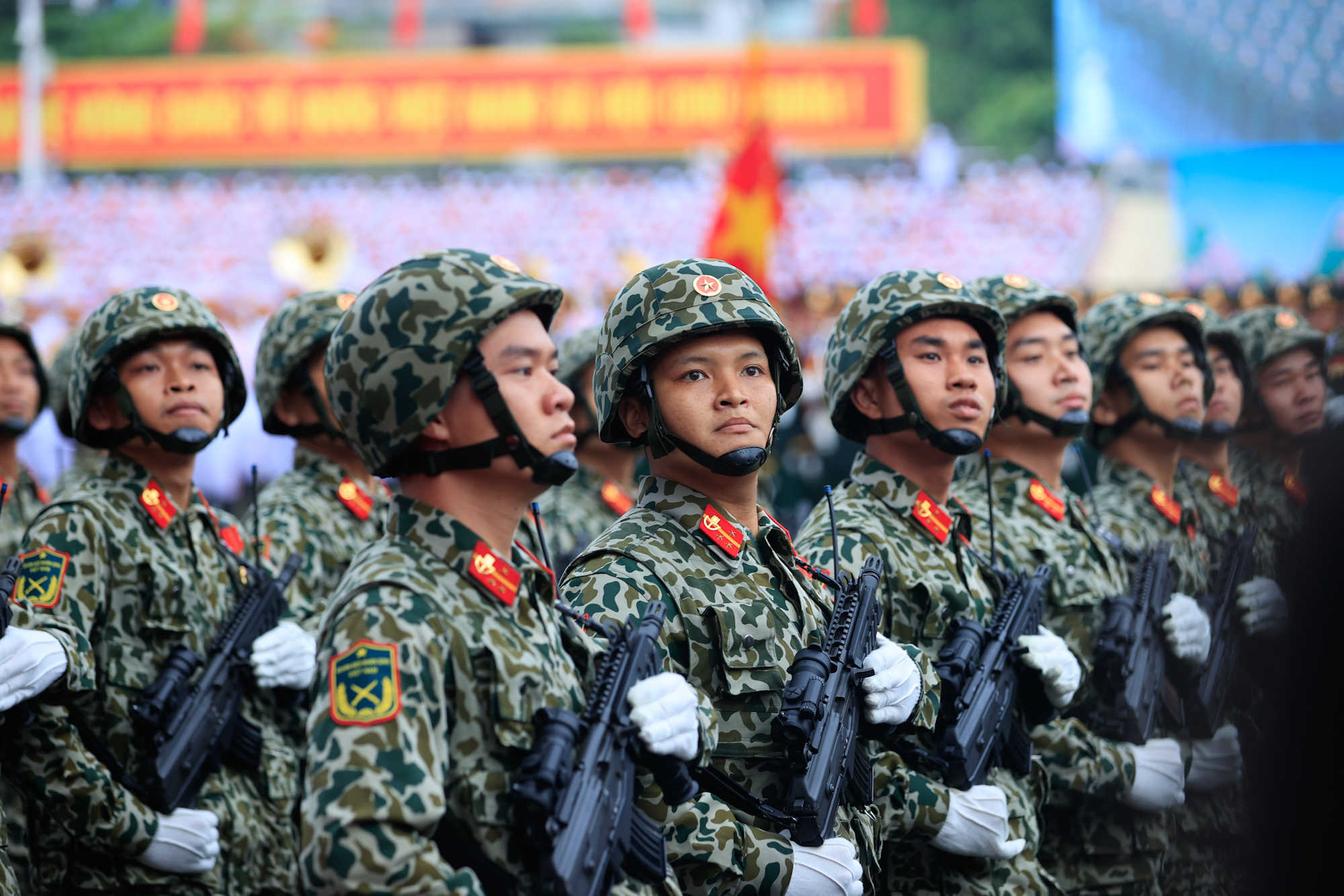 TOÀN CẢNH DIỄU BINH, DIỄU HÀNH KỶ NIỆM 70 NĂM CHIẾN THẮNG ĐIỆN BIÊN PHỦ 7/5/2024- Ảnh 61.