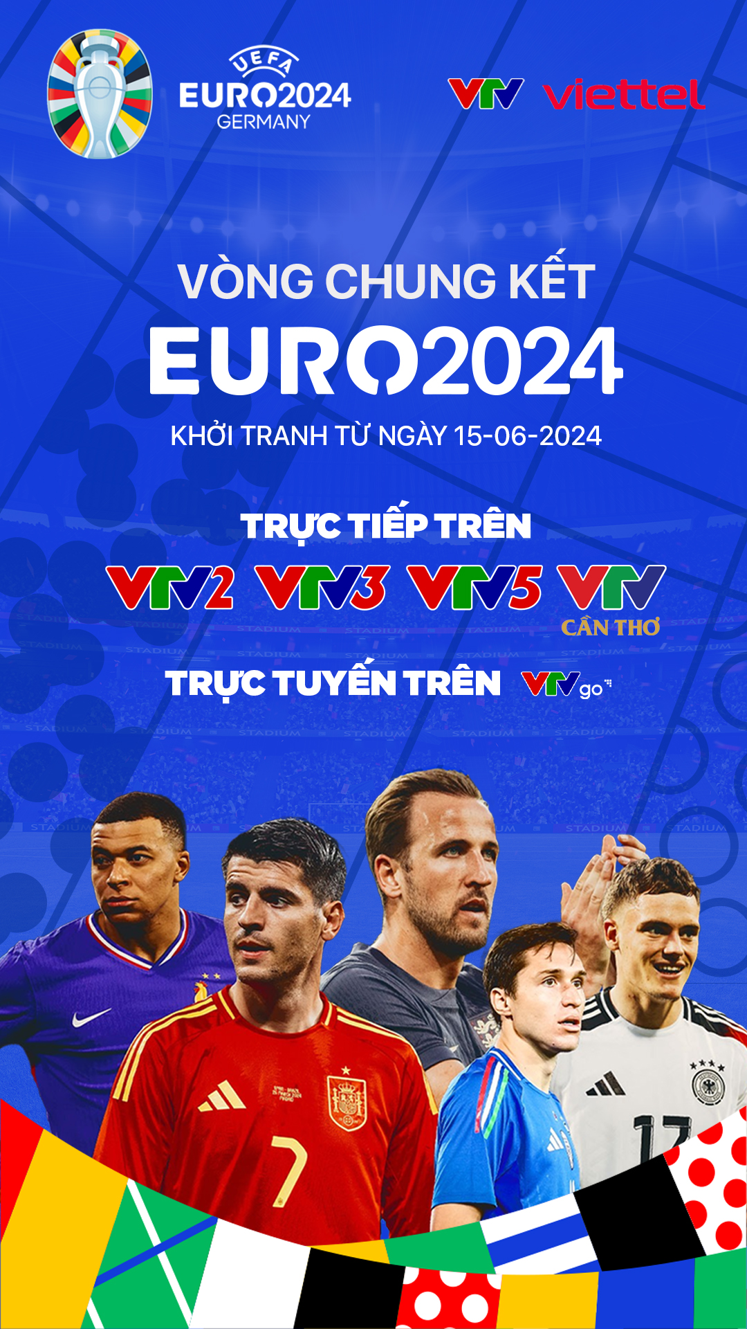 Tiếp phát sóng trực tiếp vòng chung kết giải bóng đá EURO 2024- Ảnh 2.