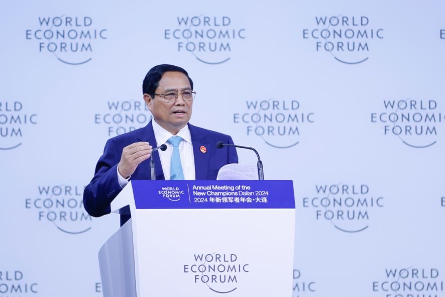 BÀI PHÁT BIỂU ĐẶC BIỆT CỦA THỦ TƯỚNG CHÍNH PHỦ PHẠM MINH CHÍNH TẠI WEF ĐẠI LIÊN 2024- Ảnh 1.