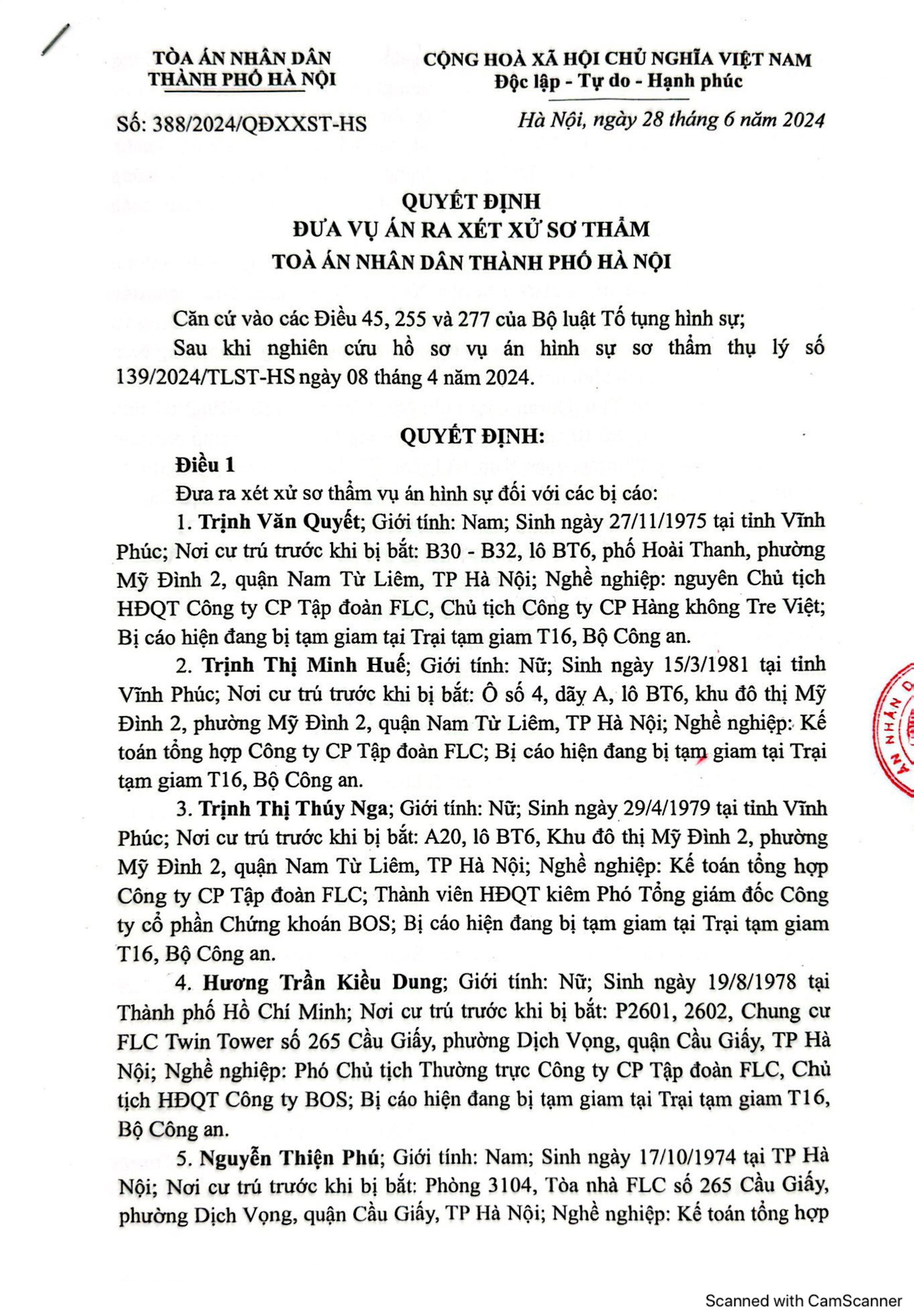 XÉT XỬ TRỊNH VĂN QUYẾT VÀ ĐỒNG PHẠM: Danh sách bị hại và người có quyền lợi, nghĩa vụ liên quan- Ảnh 2.