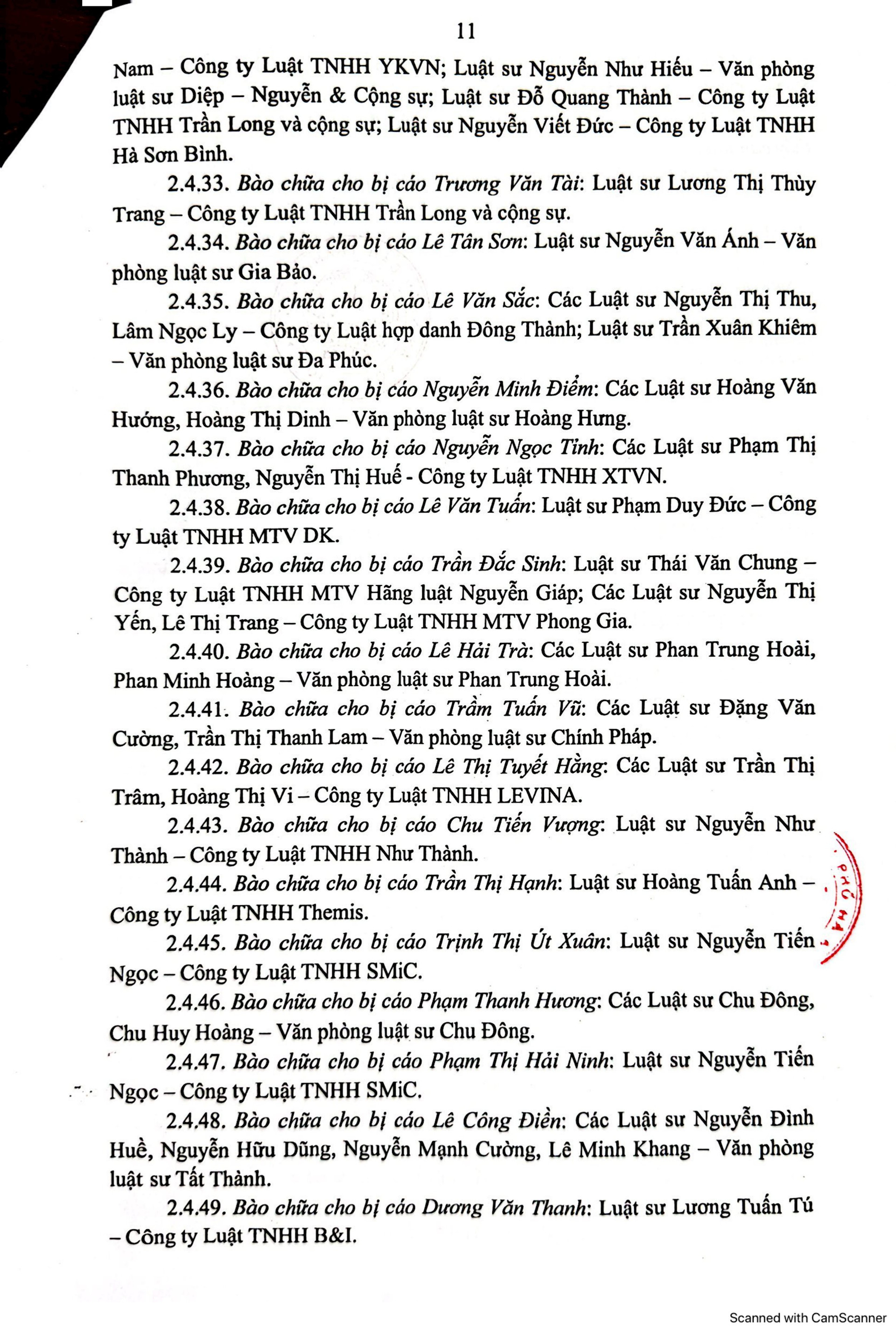 XÉT XỬ TRỊNH VĂN QUYẾT VÀ ĐỒNG PHẠM: Danh sách bị hại và người có quyền lợi, nghĩa vụ liên quan- Ảnh 12.