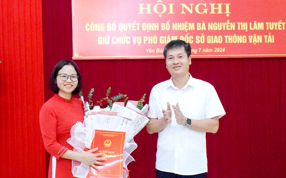 Bổ nhiệm nữ Trưởng phòng Quản lý kết cấu hạ tầng giao thông giữ chức Phó Giám đốc Sở- Ảnh 1.