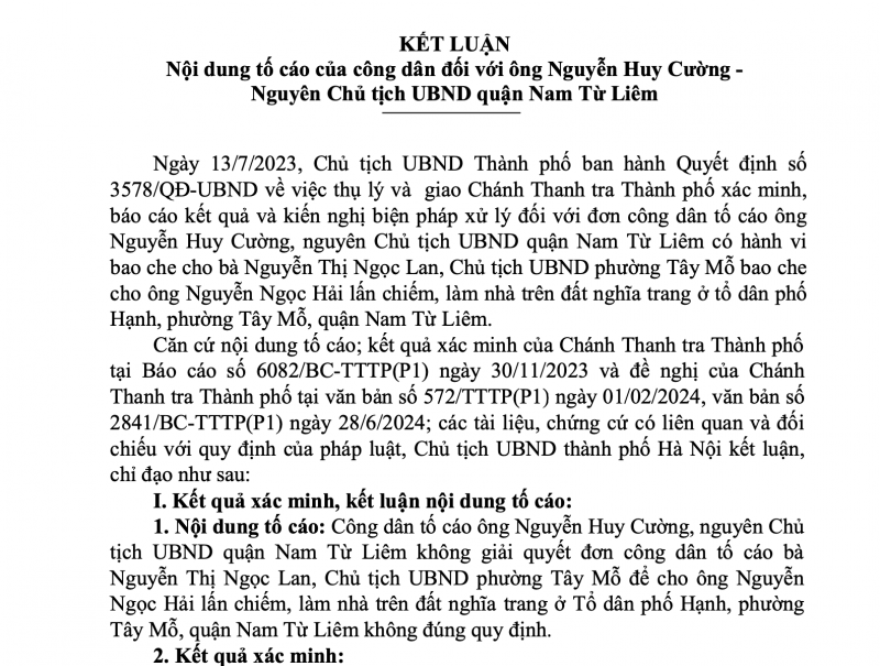 Xem xét trách nhiệm, có hình thức kỷ luật Chủ tịch, Phó Chủ tịch, cán bộ địa chính, xây dựng phường- Ảnh 1.