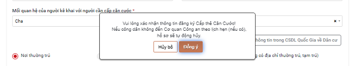 Hướng dẫn nộp hồ sơ trực tuyến đề nghị cấp thẻ Căn cước cho người từ đủ 14 tuổi - Ảnh 12.