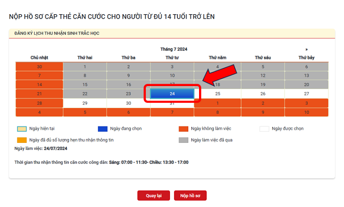 Hướng dẫn nộp hồ sơ trực tuyến đề nghị cấp thẻ Căn cước cho người từ đủ 14 tuổi - Ảnh 13.