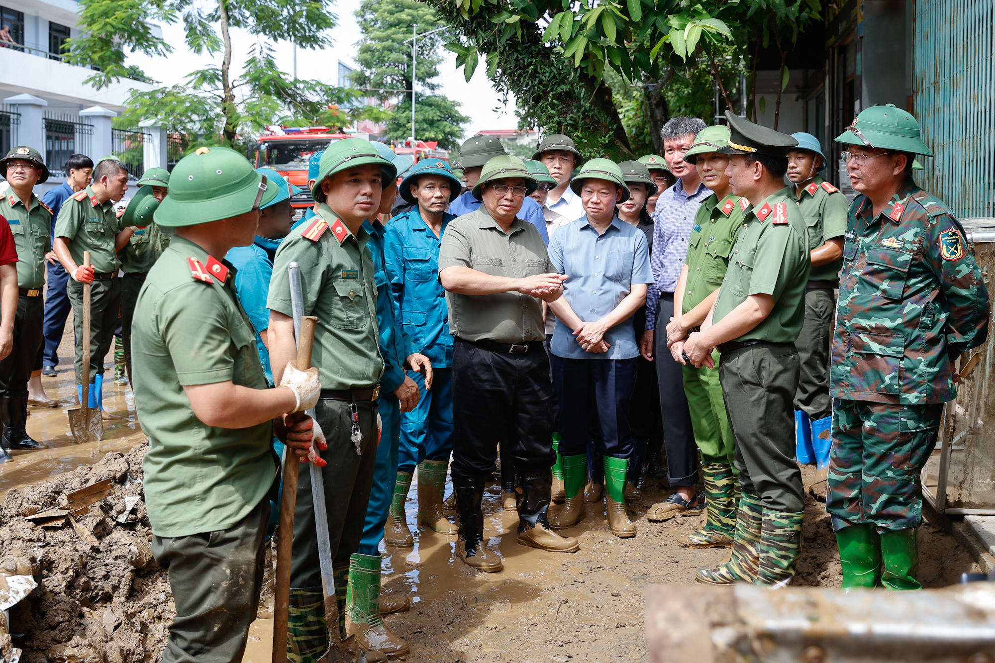 MƯA LŨ DO ẢNH HƯỞNG BÃO SỐ 3 VÀ CÁC CHỈ ĐẠO ỨNG PHÓ- Ảnh 36.