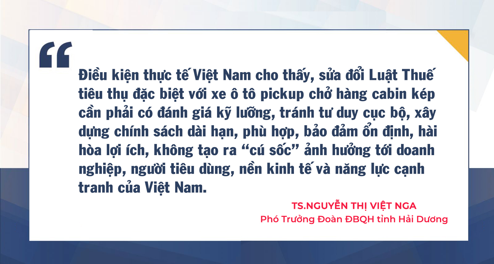 Sửa đổi thuế tiêu thụ đặc biệt với xe ô tô pickup chở hàng cabin kép cần phải có đánh giá kỹ lưỡng- Ảnh 8.