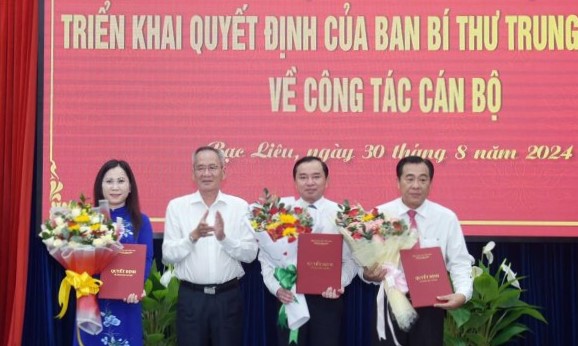 Ban Bí thư chỉ định nữ Tỉnh ủy viên, chuẩn y 2 tân Ủy viên Ban Thường vụ Tỉnh ủy- Ảnh 1.