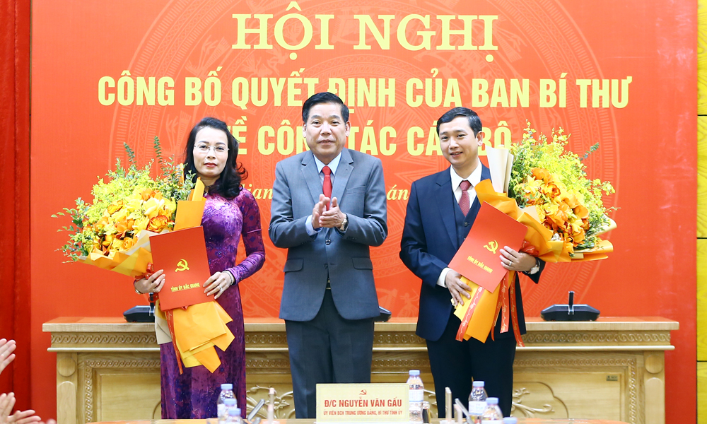 Ban Bí thư chuẩn y 2 tân Phó Bí thư Tỉnh ủy- Ảnh 1.