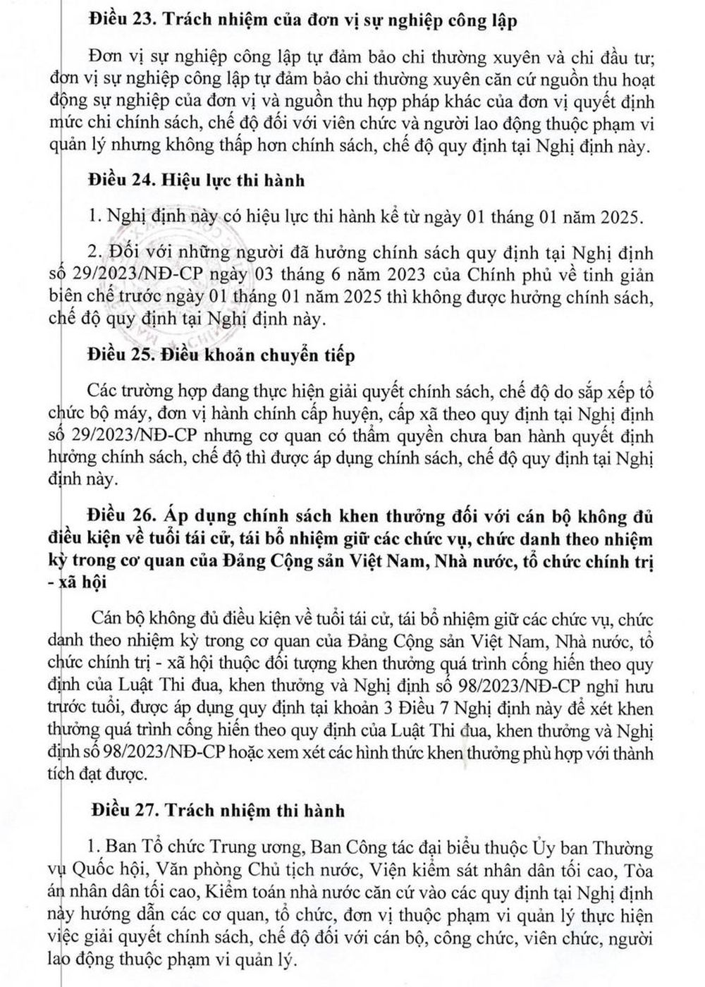 SẮP XẾP BỘ MÁY: Chính sách nghỉ hưu sớm trong Nghị định 178/2024/NĐ-CP thể hiện rõ tính hợp lý và nhân văn- Ảnh 18.