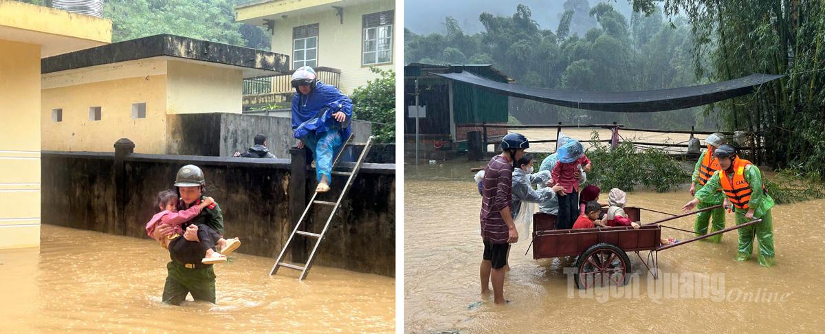 Tuyên Quang: 41 xã đang bị ngập sâu, có nơi trên 4m; 1350 nhà phải di dời khẩn cấp- Ảnh 22.