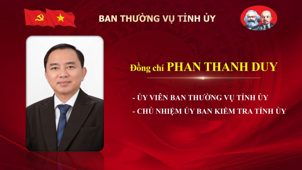 Danh sách Ban Thường vụ Tỉnh ủy Cà Mau nhiệm kỳ 2025-2030- Ảnh 8. Danh sách Ban Thường vụ Tỉnh ủy Cà Mau nhiệm kỳ 2025-2030- Ảnh 8.