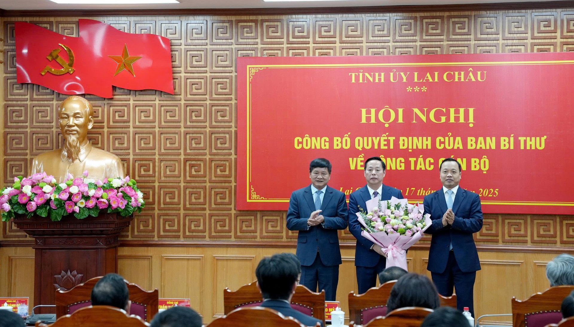 Ban Bí thư điều động, chỉ định đồng chí Hà Quang Trung giữ chức vụ Phó Bí thư Tỉnh ủy Lai Châu- Ảnh 7.