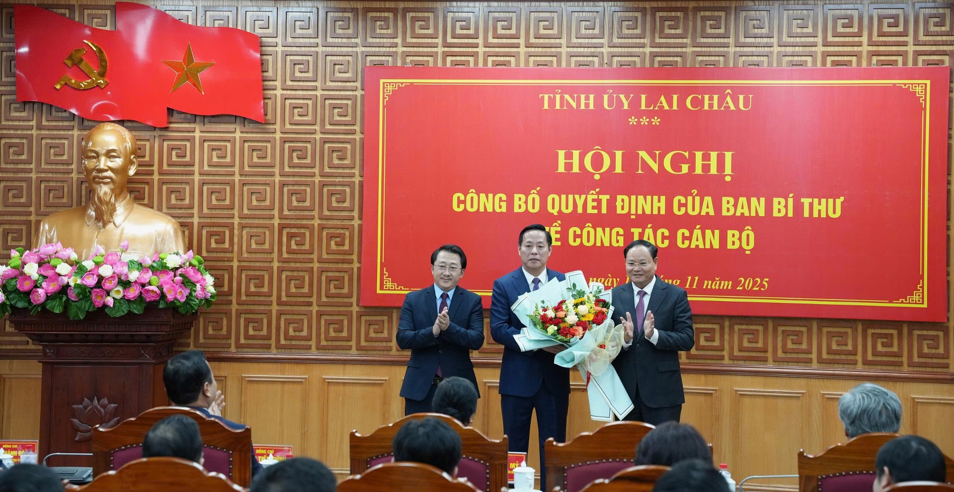 Ban Bí thư điều động, chỉ định đồng chí Hà Quang Trung giữ chức vụ Phó Bí thư Tỉnh ủy Lai Châu- Ảnh 4.