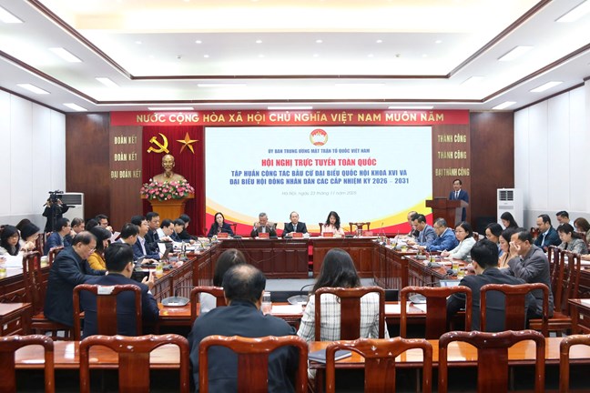 Hướng dẫn tổ chức hội nghị cử tri nơi cư trú với người ứng cử đại biểu Quốc hội và đại biểu HĐND- Ảnh 1.