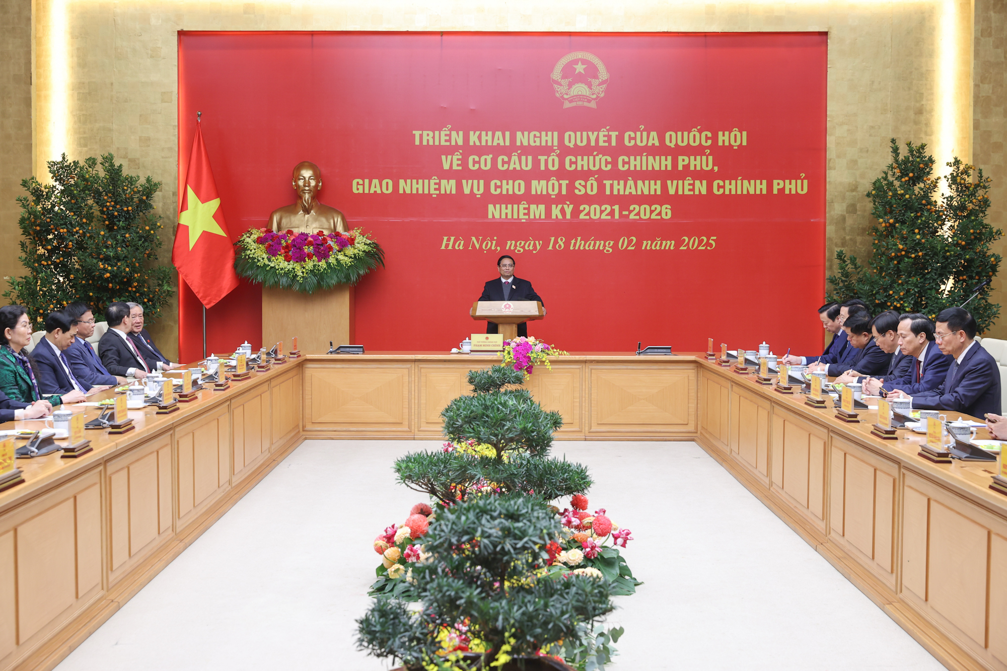 THỦ TƯỚNG PHẠM MINH CHÍNH GIAO NHIỆM VỤ CHO CÁC THÀNH VIÊN CHÍNH PHỦ MỚI ĐƯỢC BỔ NHIỆM- Ảnh 2.