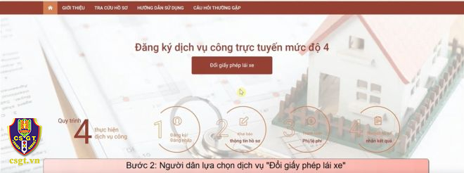 Hướng dẫn các bước CẤP ĐỔI GIẤY PHÉP LÁI XE TRỰC TUYẾN- Ảnh 2.