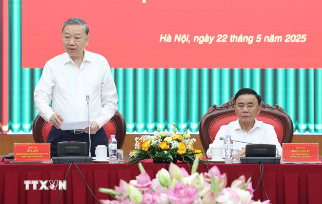 TỔNG BÍ THƯ TÔ LÂM LÀM VIỆC VỚI ỦY BAN KIỂM TRA TRUNG ƯƠNG- Ảnh 1. TỔNG BÍ THƯ TÔ LÂM LÀM VIỆC VỚI ỦY BAN KIỂM TRA TRUNG ƯƠNG- Ảnh 1.